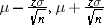 Image for find the interval [mu - z sigma/root n , mu + z sigma/root n] ] within which 95 percent of the sample means